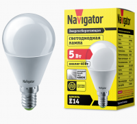 Лампа светодиодная LED 5вт E14 теплый шар - Интернет-магазин электротоваров "ЭЛЕКТРО-СНАБ", Екатеринбург