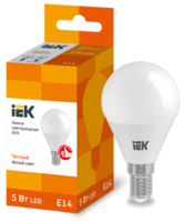 Лампа светодиодная LED 5вт E27 теплый шар - Интернет-магазин электротоваров "ЭЛЕКТРО-СНАБ", Екатеринбург