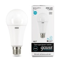 Лампа светодиодная LED 20вт 230в Е27 дневной Elementary Gauss - Интернет-магазин электротоваров "ЭЛЕКТРО-СНАБ", Екатеринбург