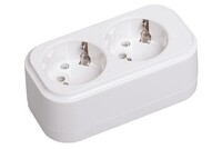 Колодка K02 2 места 2P+PE 16A CLASSIC - Интернет-магазин электротоваров "ЭЛЕКТРО-СНАБ", Екатеринбург