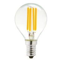 Лампа светодиодная LED 6Вт E14 CLP75 тепло-бел, Filament прозр.шар OSRAM - Интернет-магазин электротоваров "ЭЛЕКТРО-СНАБ", Екатеринбург