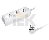 Удлинитель бытовой 3 розетки шнур 5м с заземлением 16А - Интернет-магазин электротоваров "ЭЛЕКТРО-СНАБ", Екатеринбург