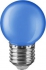 Лампа светодиодная LED 1вт Е27 синий шар - Интернет-магазин электротоваров "ЭЛЕКТРО-СНАБ", Екатеринбург